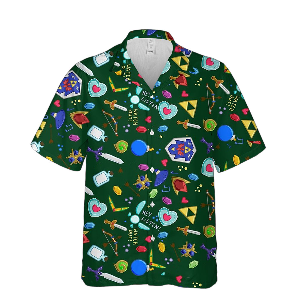 A Zelda Hawaiian Shirt 3 - BUCKPRINTS