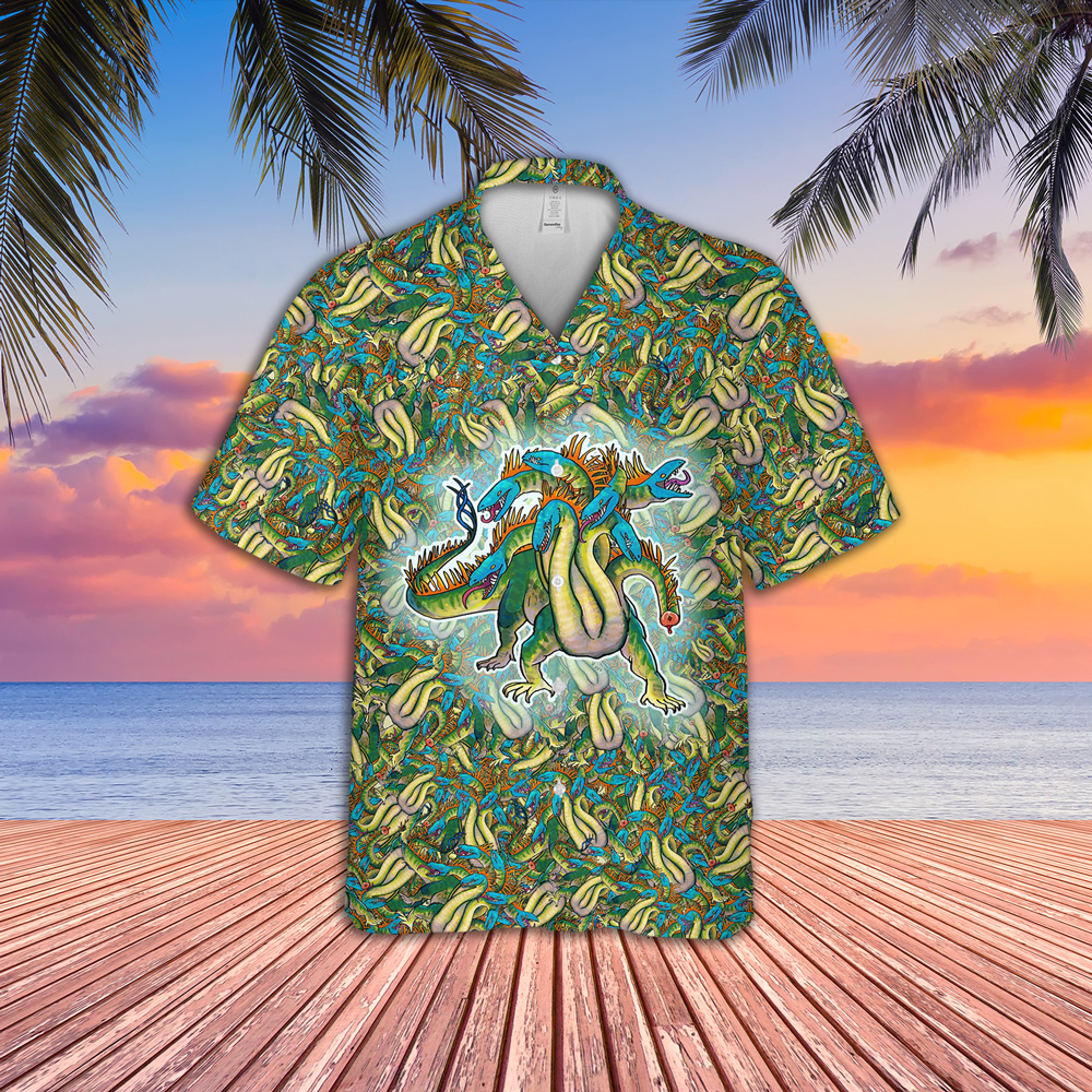 D&D HYDRA Hawaiian Shirt - BUCKPRINTS